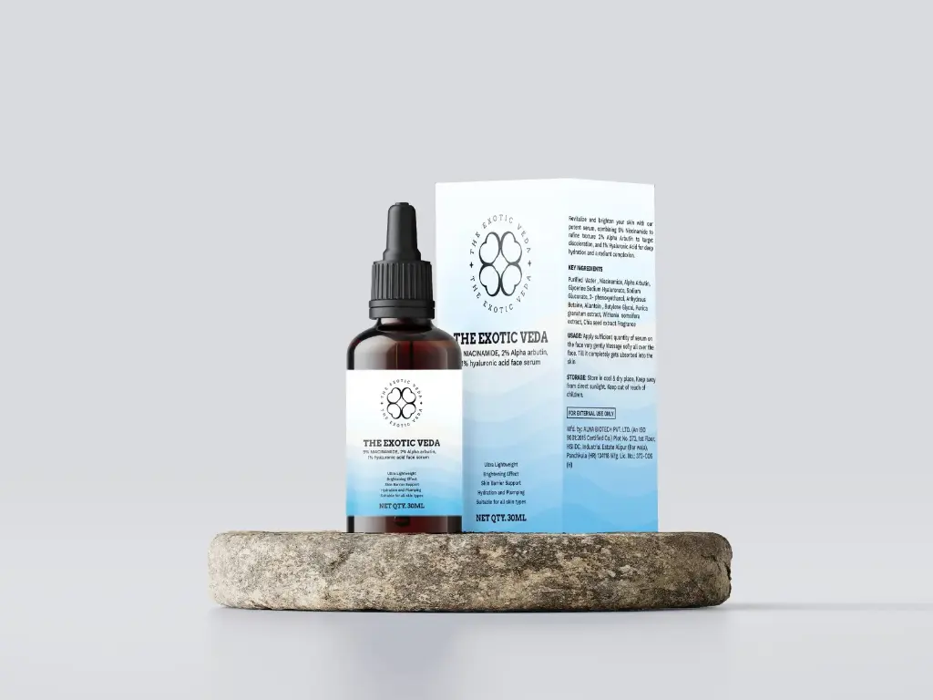 FACE SERUM 5% Niacinamide+2% Alpha arbutin +1% Hyaluronic Acid